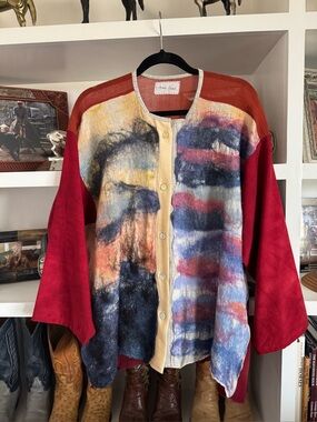 Unique Handmade Jacket Sz L